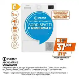 Expert INDESIT ASCIUGATRICE CYD92DWWIT offerta