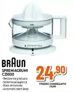 Expert BRAUN SPREMIAGRUMI CJ3000 offerta