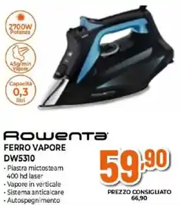 Expert Rowenta FERRO VAPORE DW5310 offerta