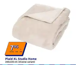 Action Plaid XL Studio Home offerta