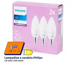 Action Lampadine a candela Philips offerta