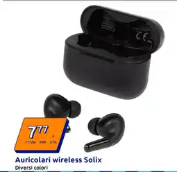 Action Auricolari wireless Solix offerta