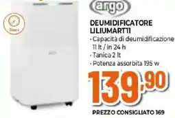 Expert argo DEUMIDIFICATORE LILIUMART11 offerta