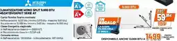 Expert MITSUBISHI ELECTRIC CLIMATIZZATORE MONO SPLIT 9.000 BTU MSZAY25VGKPKIT SERIE AY offerta