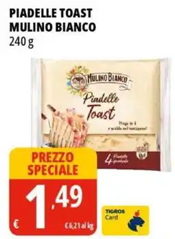 Tigros Piadelle toast MULINO BIANCO offerta