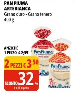 Tigros Pan piuma ARTEBIANCA offerta