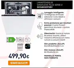 Unieuro Haier LAVASTOVIGLIE WASHLENS PLUS SERIE 2 SX16BOS3FSBV offerta