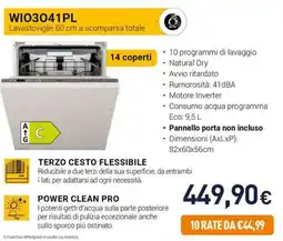 Unieuro Whirlpool WI03041PL offerta