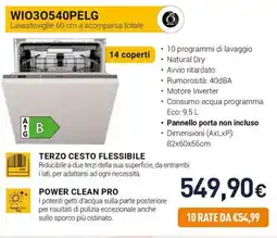 Unieuro Whirlpool WI030540PELG offerta