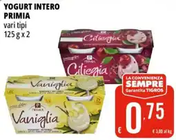 Tigros Yogurt intero PRIMIA offerta