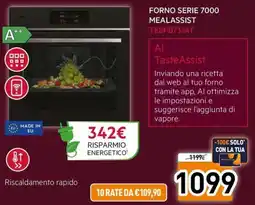 Unieuro AEG FORNO SERIE 7000 MEALASSIST TE8PB731AT offerta