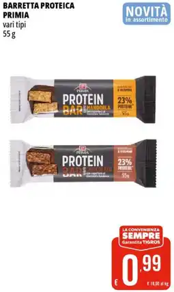 Tigros Barretta proteica PRIMIA offerta