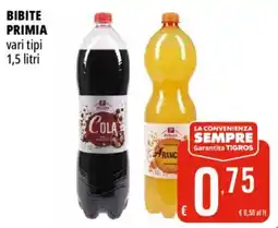 Tigros Bibite PRIMIA offerta