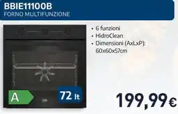 Unieuro beko BBIE11100B FORNO MULTIFUNZIONE offerta