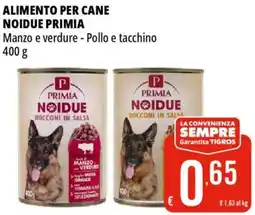 Tigros Alimento per cane NOIDUE PRIMIA offerta