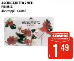 Tigros Asciugatutto 2 veli PRIMIA offerta