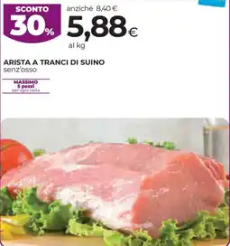 Coop Arista a tranci di suino offerta