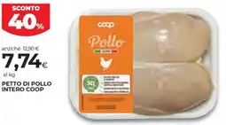 Coop Petto di pollo intero COOP offerta