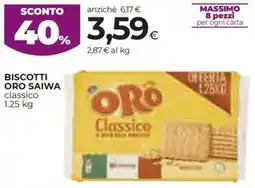 Coop Biscotti ORO SAIWA offerta