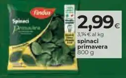 Coop spinaci primavera FINDUS offerta