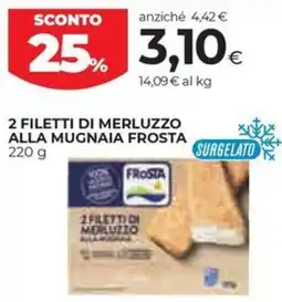Coop 2 filetti di merluzzo alla mugnaia FROSTA offerta
