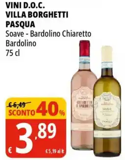Tigros Vini d.o.c. villa borghetti PASQUA offerta