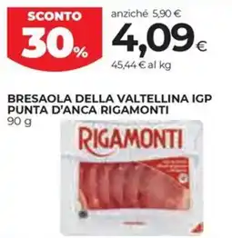 Coop Bresaola della valtellina igp punta d'anca RIGAMONTI offerta