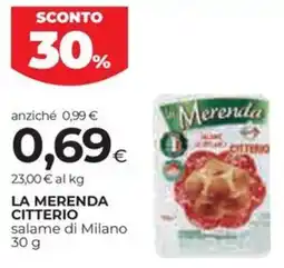 Coop La merenda CITTERIO offerta