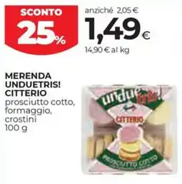Coop Merenda unduetris! CITTERIO offerta