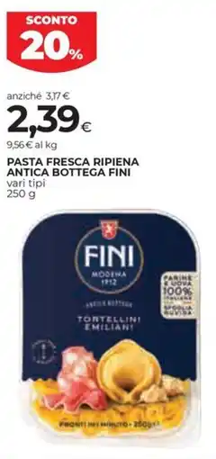 Coop Pasta fresca ripiena antica bottega FINI offerta