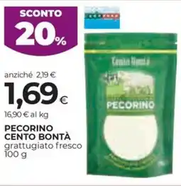 Coop Pecorino CENTO BONTÀ offerta