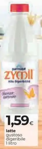Coop Parmalat zymil latte gustoso digeribile offerta