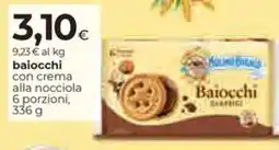 Coop baiocchi con crema alla nocciola 6 porzioni offerta