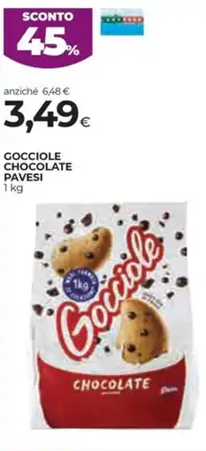 Coop Gocciole chocolate PAVESI offerta