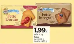 Coop MULINO BIANCO Fette Integrali o dorate offerta