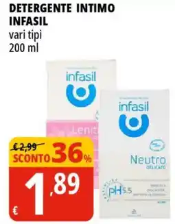 Tigros Detergente intimo INFASIL offerta