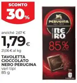Coop Tavoletta cioccolato nero PERUGINA offerta