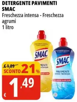 Tigros Detergente pavimenti SMAC offerta