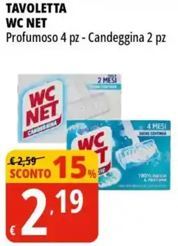 Tigros Tavoletta WC NET offerta
