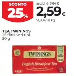 Coop Tea TWININGS offerta