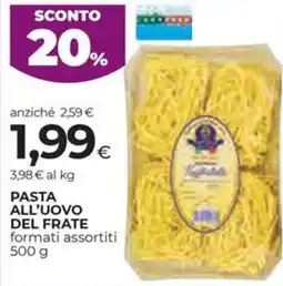 Coop Pasta all'uovo DEL FRATE offerta
