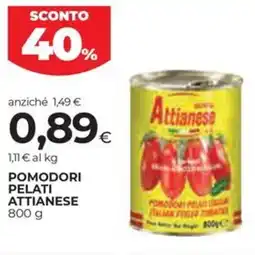 Coop Pomodori pelati ATTIANESE offerta