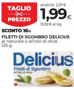 Coop Filetti di sgombro DELICIUS offerta