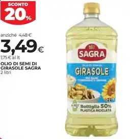 Coop Olio di semi di girasole SAGRA offerta