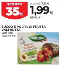 Coop Succo e polpa di frutta VALFRUTTA offerta