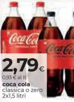 Coop Coca cola classica o zero offerta