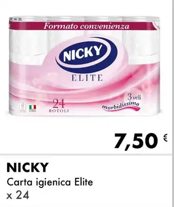 NICKY Carta igienica Elite x24