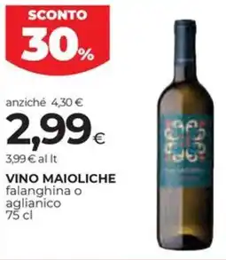 Coop Vino MAIOLICHE offerta
