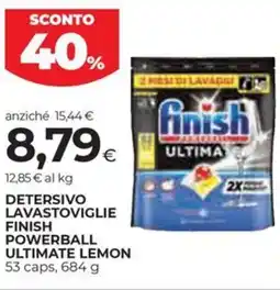 Coop Detersivo lavastoviglie finish powerball ultimate lemon offerta