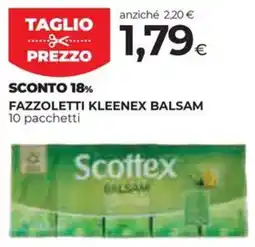 Coop Fazzoletti kleenex balsam offerta